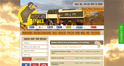 Desktop Screenshot of africantrails.co.uk